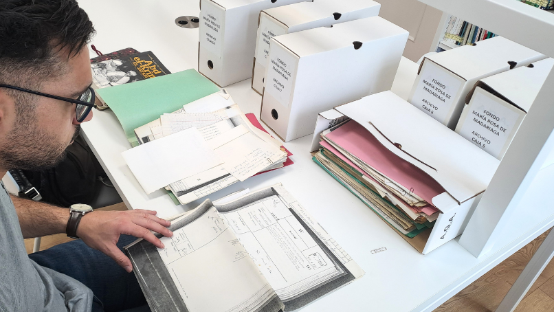 Investigación sobre el archivo personal de María Rosa de Madariaga
