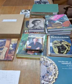 Algunos de los materiales mostrados