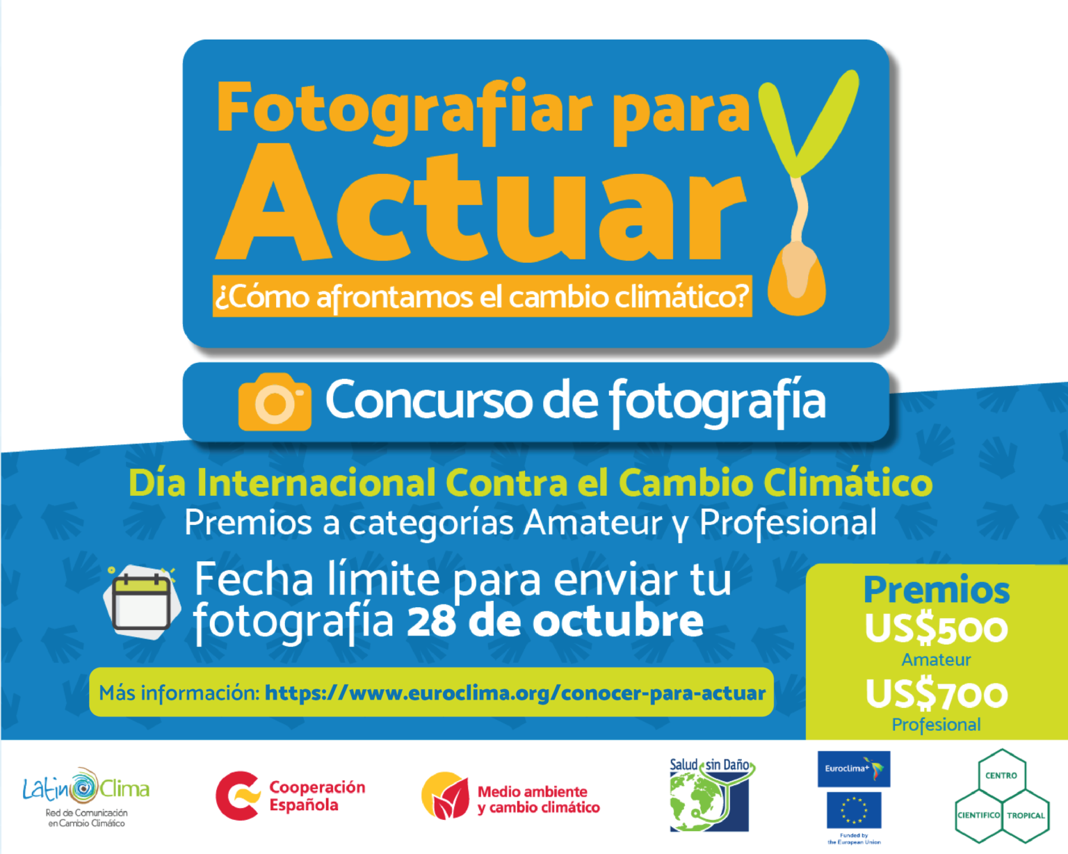 Concurso de Fotografía: Acciones para enfrentar el cambio climático