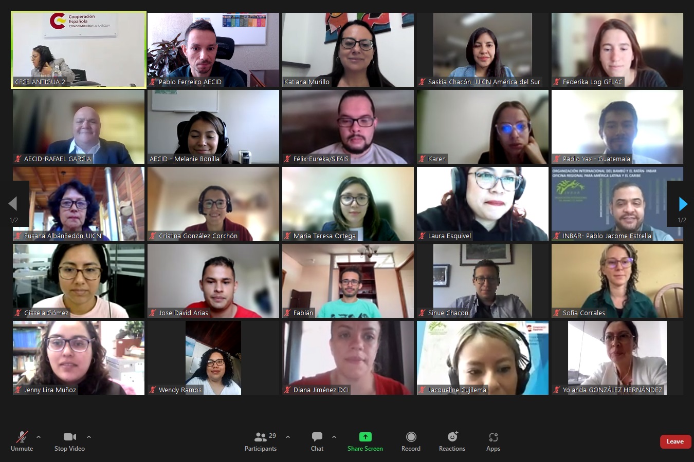 Representantes de organizaciones de América Latina y el Caribe participaron en el curso: “Buenas ...